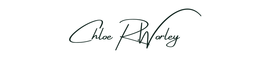 chloe worley signature logo